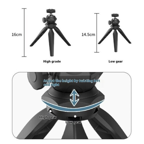 Projector Mini Desktop Tripod Mobile Live Projection Lazy Bracket(Plastic Ball Head) 2