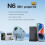N6 1280x720P 70ANSI Android 11.0 Smart Mini Projector (Black) 5