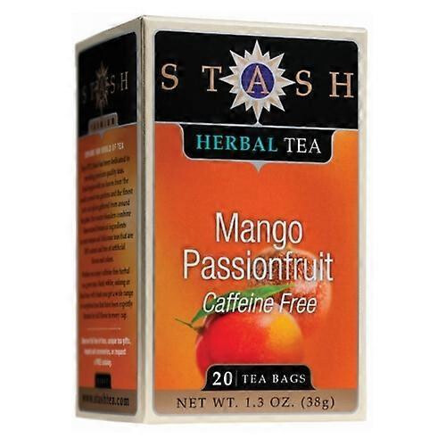 Stash Tea Herbal Tea Mango Passionfruit ,Caffeine Free 20 Count