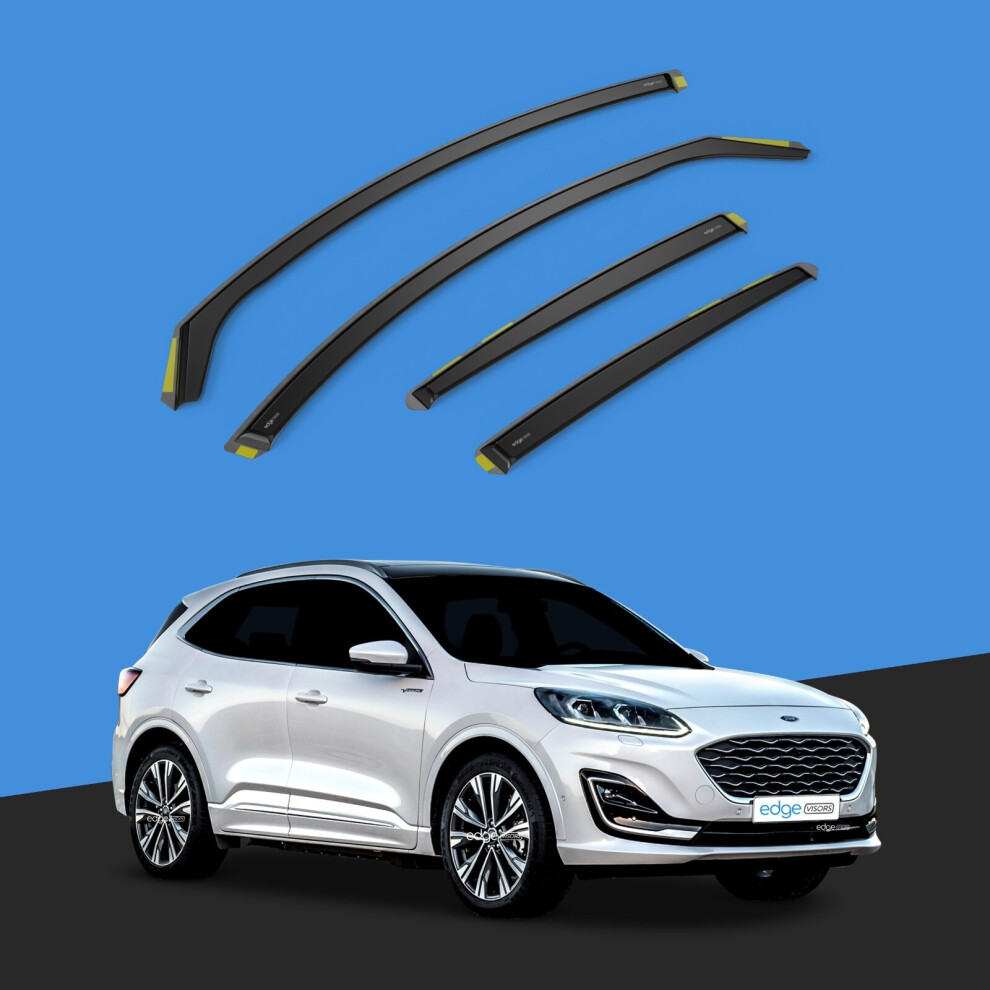 Ford Kuga Mk3 2020Onwards 5 Door Suv Wind Deflectors 4Pc Tinted