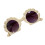 Trendsetters Hip Hop Sunglasses Hipsters-off white. 1