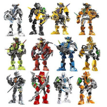 (1 Pc, Blue) Star Warrior Soldier Bionicle Hero Factory Robot Figure Building Block Model Toy 25-26