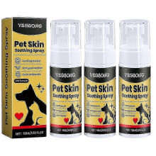 (3pcs) Zoomie Spray for Dogs, Pet Skin Treatment Spray, Itch Relief Sprays & Hot Spot 25-26