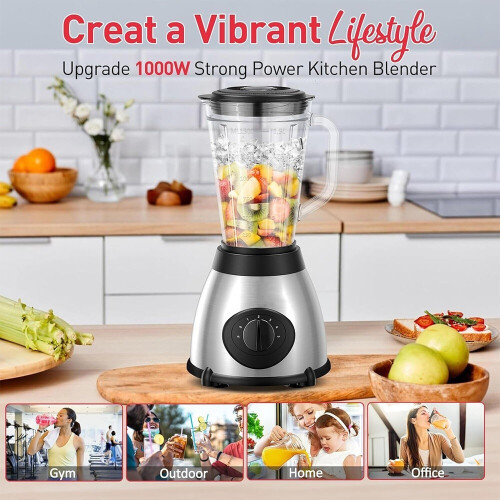 800W Blender Smoothie Maker Ice Crusher Mixer Milk Shake Fruit Juicer Vegetables 1