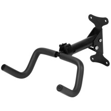 Suporte de parede para bicicleta inovador e resistente, com design de largura ajustável que economiza espaço, adequado para bicicletas de mo
