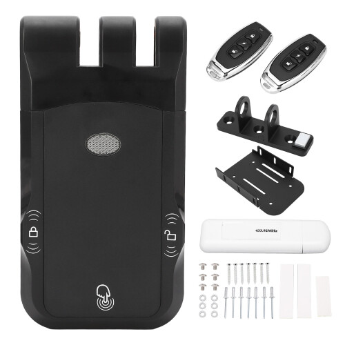 Wireless Invisible Keyless Electronic Lock, For Secure Home Office, Smart Lock With Advanced Security Features, Including Anti-Technology An