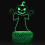 Halloween Town Pumpkin King Illusion Night Light,Creative Ligh 1