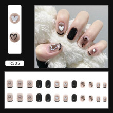 Press on Nails European Fake Nails Press on Nails UV Seal Glossy Full Coverage Fit Nails Artificial False Nails Nails for Women