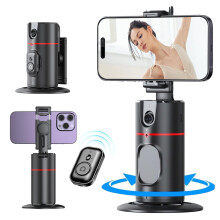 Smart Shooting Tripod for Vloggers, Auto Face Tracking Stand with Gesture Control & Wireless Remote for Seamless Video Creation (No App Requ