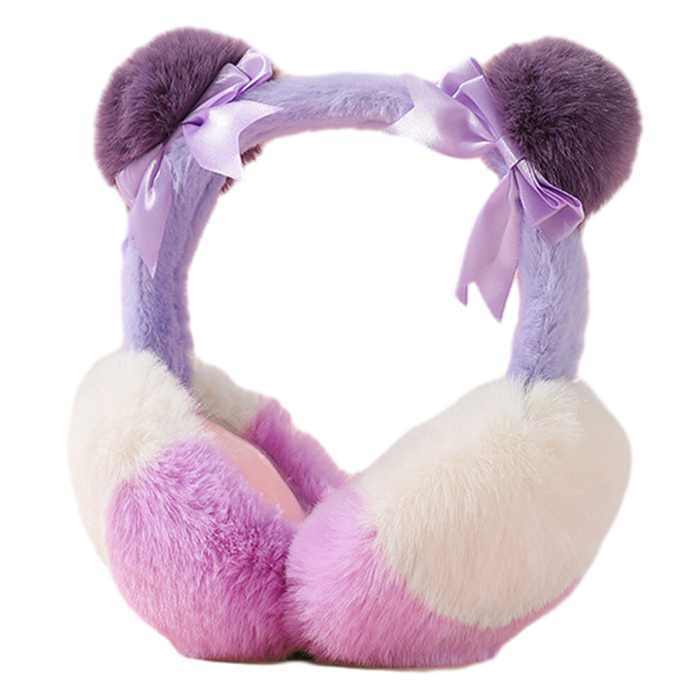 Women Winter Ear Muffs Faux Fur Warm Earmuffs Lady Girls Plush Ear Warmers Outdoor Ear Covers Headband 3545974747034