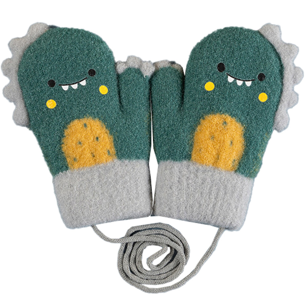 Toddlers Kids Warm Winter Full Finger Gloves Baby Thick Fleece Lined Ski Gloves 3545974747102