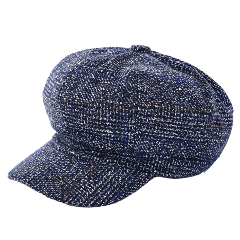 Berets For Women Woolen Plaid Hat WomenâS Newsboy Cap Women Beret Newsboy Hat French Wool Cap Classic Autumn Spring Winter 3545974747263