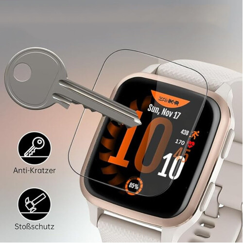 3Pcs Garmin Venu Sq 2 clear screen protector Transparent 1
