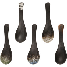 Classic Japanese Retro, Porcelain Rice Spoons, Lead Free, Comfortable Handle, For Everyday Dining Pleasures