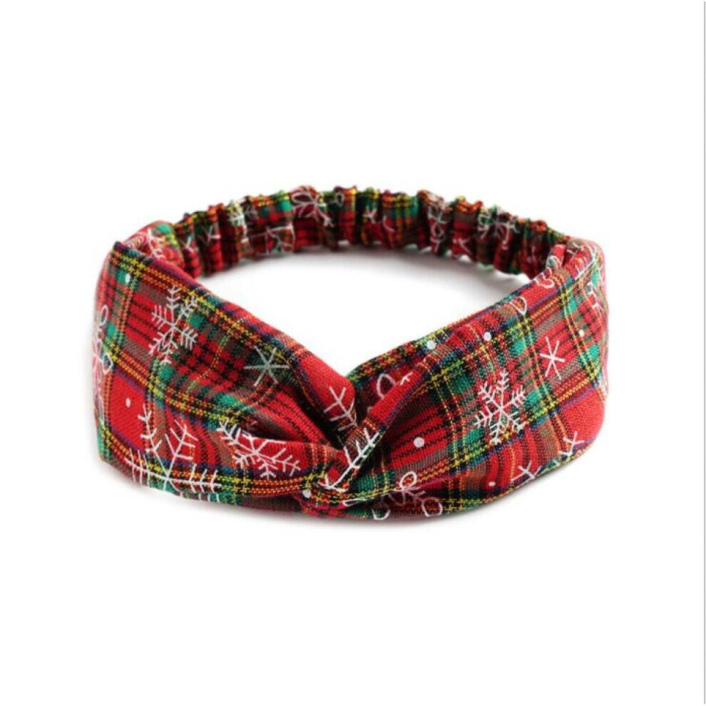 Christmas Headbands Bow Bandana Boho Knot Headwrap Retro Elastic Rabbit Ear Cute Stretchy Hair Accessories For Girls And Women 6Pcs 3545974757064