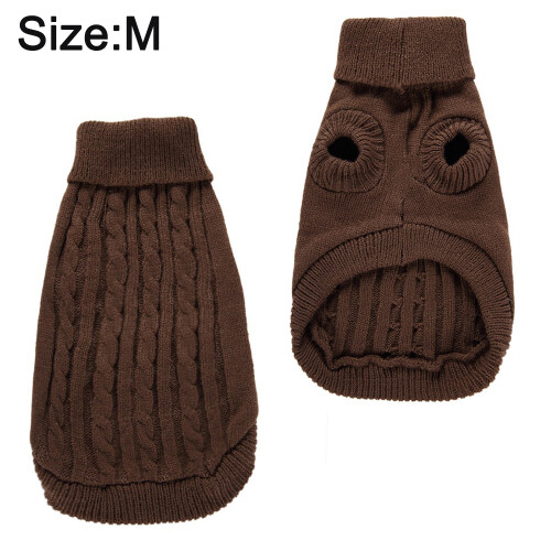 Pet winter sweater Solid dog sweater Pet bipod 1