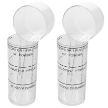 2Ensembles Bols Mesureurs Plastique Blancs Pour Usage Précis