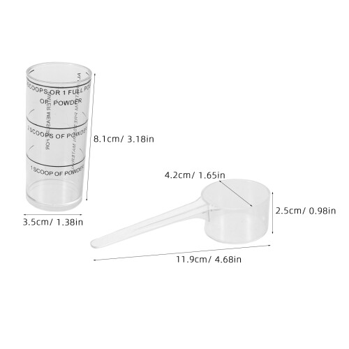 2Ensembles Bols Mesureurs Plastique Blancs Pour Usage Précis 1