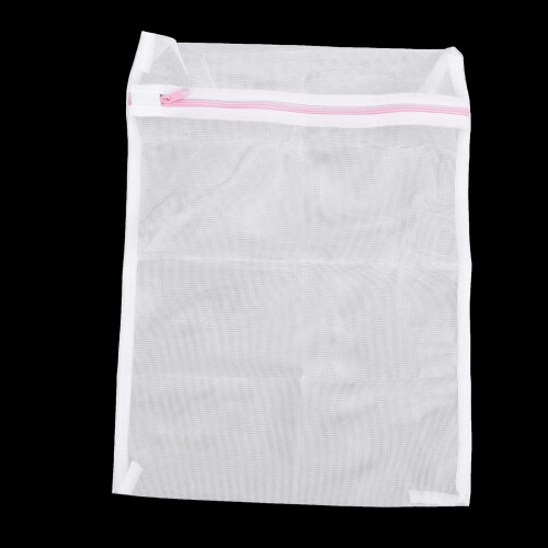 Mesh Laundry Bag 38x29cm Polyester Zip Delicates 2