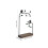 Space-Saving Multi-Branch Wood and Iron Jewelry Organizer Stand 2