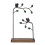 Space-Saving Multi-Branch Wood and Iron Jewelry Organizer Stand 4