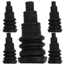 5St Zwarte Rubber Grommet Kit, Kabelbescherming Voor Auto En Boot