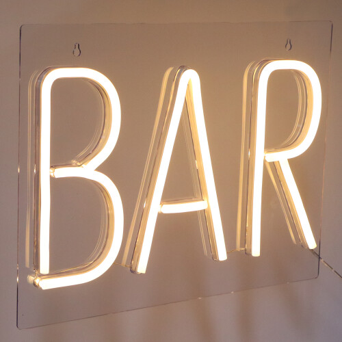 Neon Light 3D USB Wall Sign 40x30x2 cm Bar Pub 2