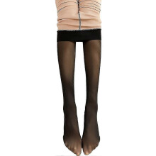 (Noir) Collants thermiques extensibles et chauds extra ??pais pour femmes, doubl??s, en polaire, style Magic A
