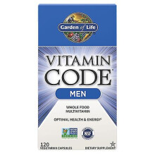 Garden of Life Vitamin Code, Men's Formula 120 Caps (Pack of 2)