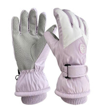 (Violet) Gants de ski, gants chauffants antigel, gants d'hiver imperm??ables pour ??crans tactiles de ski, snowboard et motoneige
