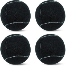 (Bleu) Lot de 4 balles de tennis pr??d??coup??es pour prot??ger les pieds de meubles et les sols, patins en feutre r??sistants et durables.