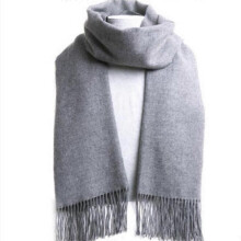 (gris clair) ??charpe en cachemire pour homme, unie, couleur pure, chale/??charpe en pashmina