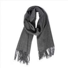 (gris fonc??) ??charpe en cachemire pour homme, unie, couleur pure, chale/??charpe en pashmina