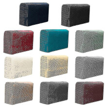 (Blanc cr??meux) Lot de 2 housses extensibles de haute qualit?? pour accoudoirs de canap?? et fauteuil. Id??ales pour la maison.