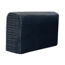 (Bleu marine) Lot de 2 housses extensibles de haute qualit?? pour accoudoirs de canap?? et fauteuil. Id??ales pour la maison.