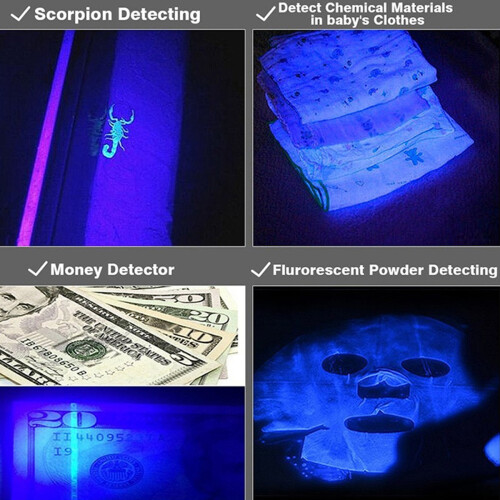 Φακός LED UV 25000lm με δυνατότητα ζουμ, φακός UV, εξωτερικός φωτισμός 5 2
