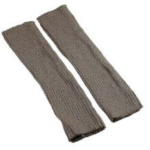 (kaki) Gu??tres pour femmes, couleurs unies, style ann??es 80, chaussettes fantaisie sans pieds, taille unique