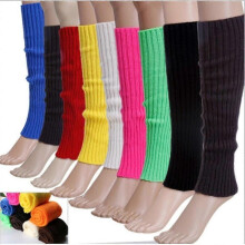 (noir) Gu??tres pour femmes, couleurs unies, style ann??es 80, chaussettes fantaisie sans pieds, taille unique