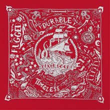 (Rouge) Foulards pour cheveux, bandeaux ?? lettres, foulards de danse de rue, foulards pour cheveux