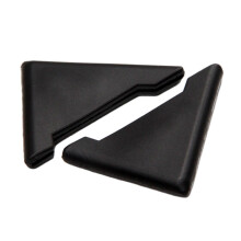 (Noir) Protections d'angle de porti??re de voiture anti-collision, en PVC, anti-rayures et anti-chocs, autocollantes