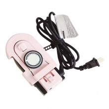 (Rose) Mini fer ?? repasser pliable portable, double tension, fer de voyage compact, r??sistant ?? la poussi??re et l??ger