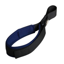 (Marine) Laisse classique noire pour animaux de compagnie avec dragonne rotative, assurant s??curit?? et confort pour la plupart des tailles