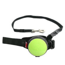 (Vert) Laisse r??tractable mains libres pour chien et chat, avec dragonne, taille 25-26.