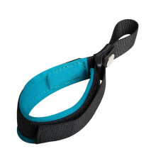 (Bleu) Laisse classique noire pour animaux de compagnie avec dragonne rotative, assurant s??curit?? et confort pour la plupart des tailles