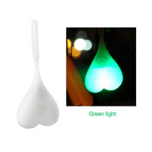 (Vert) Lampe de v??lo 2025 avec boules en forme de c?ur et d'??crous, feu arri??re LED T6
