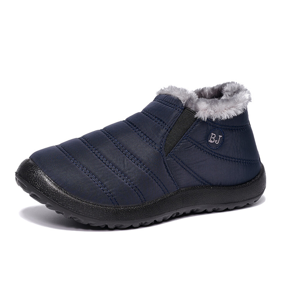 Womens Snow Boots Winter Warm Booties Fur Lined Anti-Slip Ankle Boots Outdoor Slip On Waterproof Booties Comfortable Warm Shoes-image-OPC-PT7JVGG-NEW
