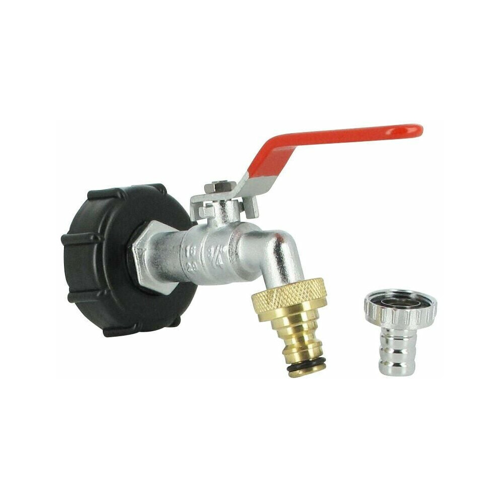 Non-Toxic Ibc Tank Adapter, Acid And Alkali Resistance Coarse Thread S60x6 Ensuring Compatibility, Premium Quality Material Garden Hose Quic 3545974749731