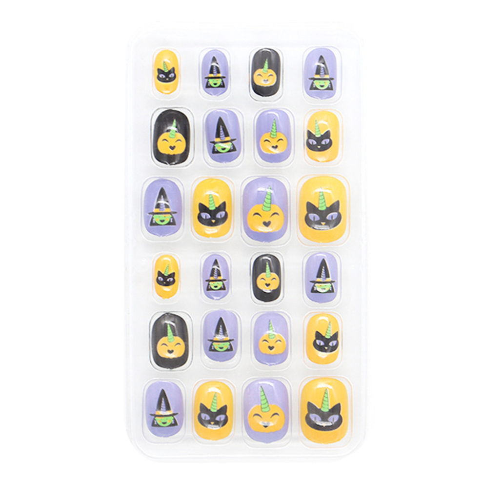 Halloween Nails，Fake Nail Press On With Glue For Women And Gir 3545974749076