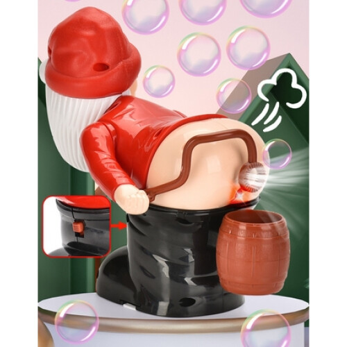 Fart Bubble Machine Santa Claus Toy 2