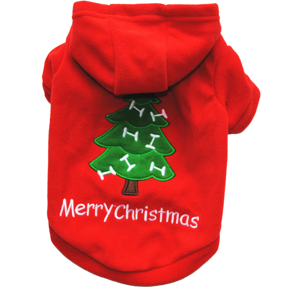 Dog Clothes ,Puppy Dog Hoodie With Hat,Lovely Christmas Hooded Pet Sweatshirt Outfits Apparel 3545974748635
